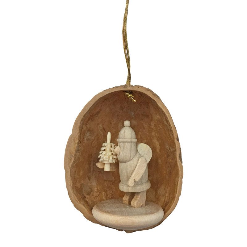 1.5'' Wood Hanging Figurine Ornament