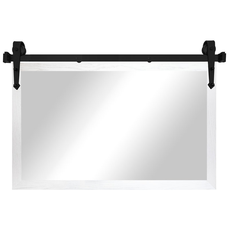 Miroir Gracie Oaks, 32 po x 33 po, Blanc
