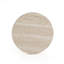 Table de bout ronde en bois manufacturé à motif de pierre de 19,7 po de hauteur