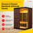 Heatwave Sirona 4-Person Hemlock Infrared Sauna with 8 Carbon Heaters