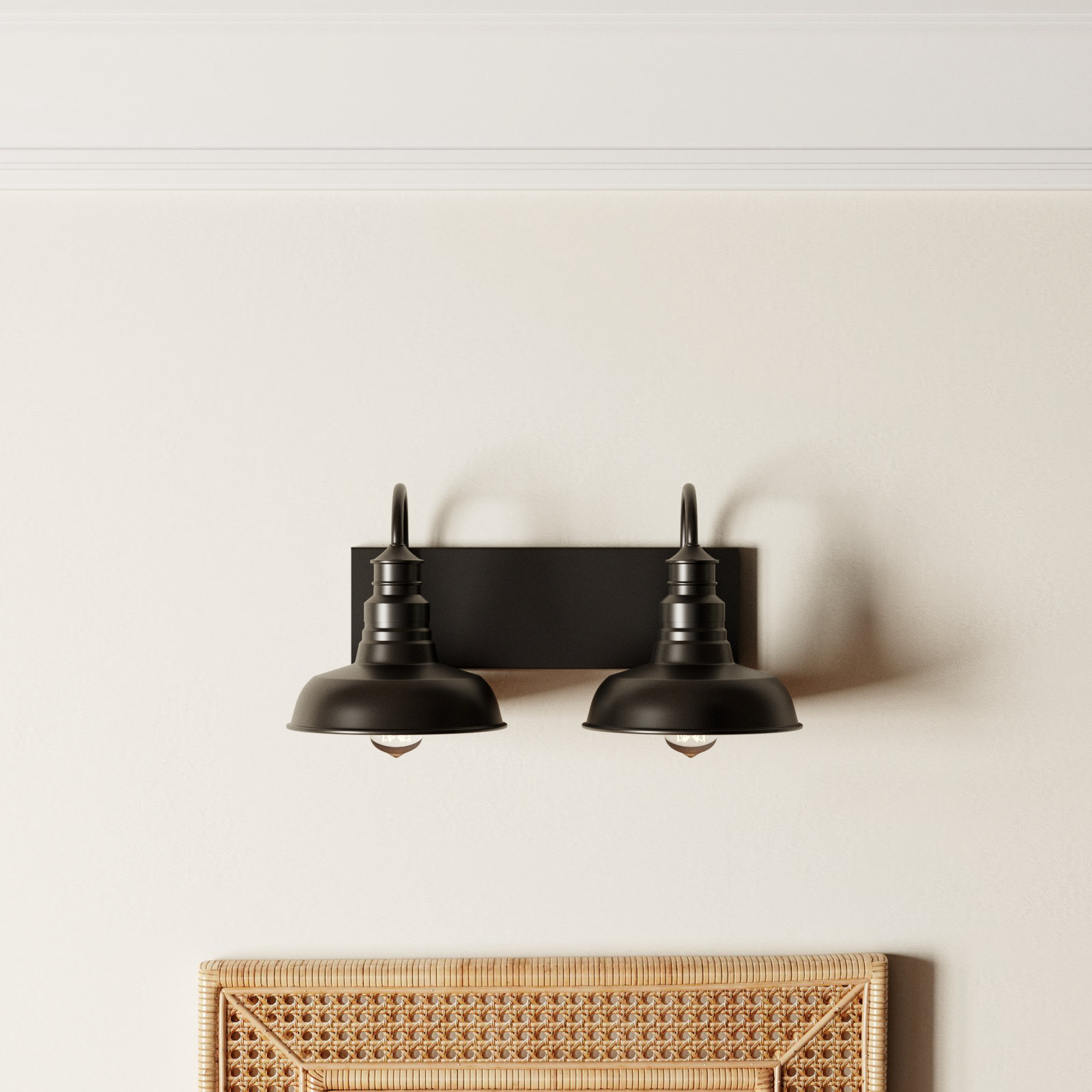 Grier 2 Light Dimmable Vanity Light