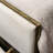 Lalia Modern Upholstered Hammered Metal Camelback Bed-124257343-124653007