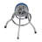 Commercial Grade Chrome Swivel Bar Stool with Vibrant Team Colors  -113702918