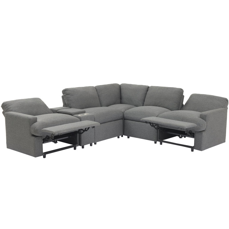 Wilburta 104 po, 100 % lin gris foncé