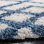 Tapis ivoire / bleu Rivka