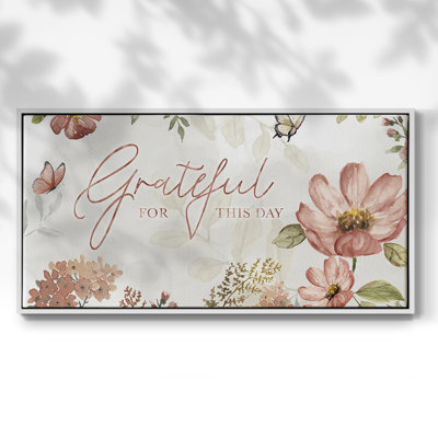 Summers Grateful - Toile tendue avec châssis encadré - Prêt à être accroché