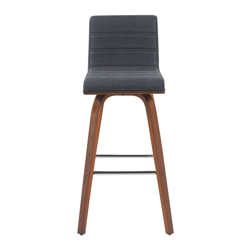Tabouret de bar et de comptoir Biance, Brun, Gris, Tabouret de bar (siège d'une hauteur de 30 po)