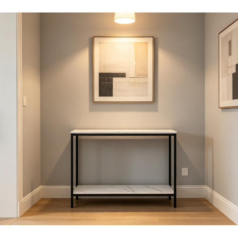 Console pour vestibule pour petites pièces, Noir