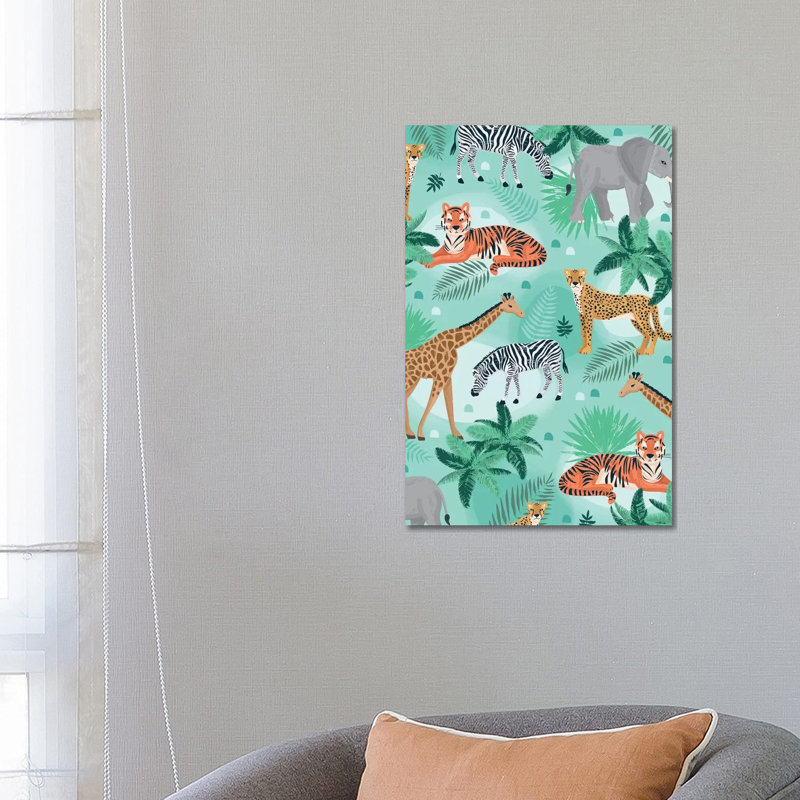 Everyday Jungle Savannah I by Lisa Whitebutton - Wrapped Canvas Print, 66.04 cm H x 45.72 cm W x 3.175 cm D