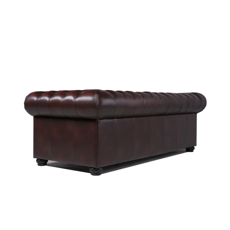 Canapé Chesterfield, Brun