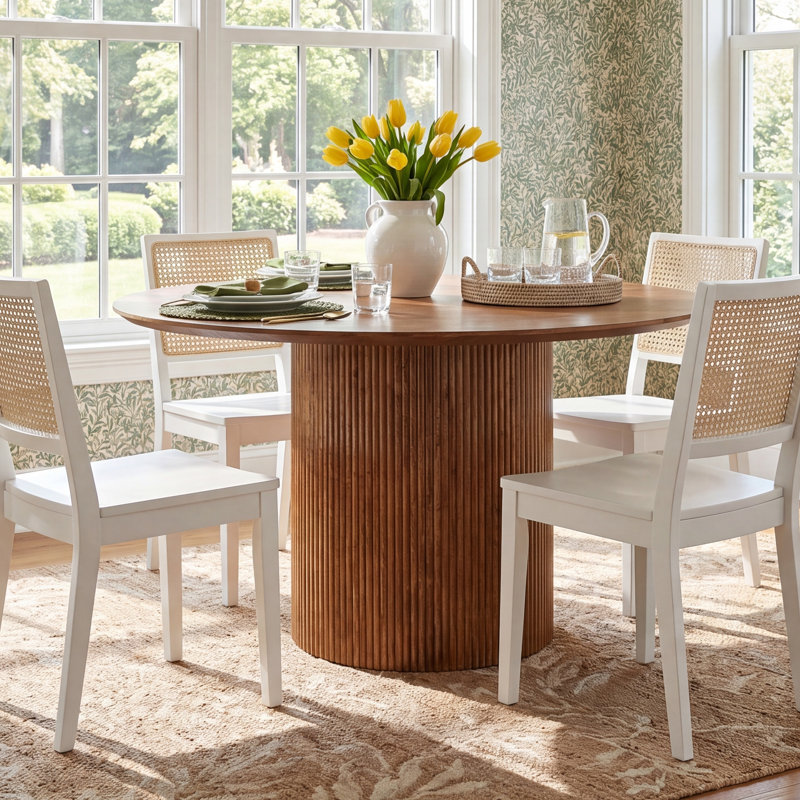 Westchester Round Solid Wood Dining Table