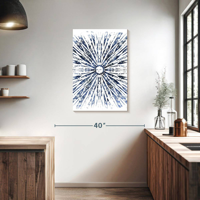 Avery Indigo Ink Motif I, 36" H x 24" W