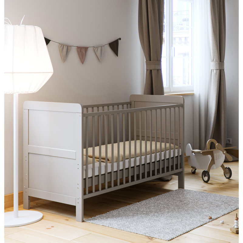 Classic Cot Bed, Grey