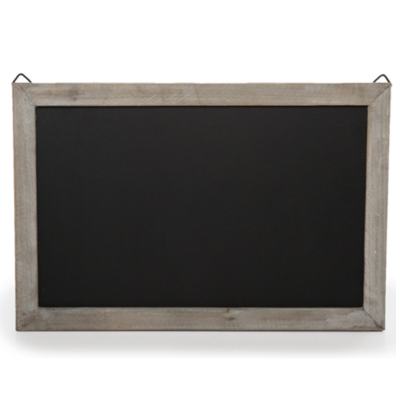 Tableau noir en bois, Gris fumé, H 1 pi 3 po x l 0,83 pi