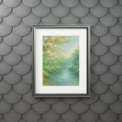 Clinger Single Picture Frame Print