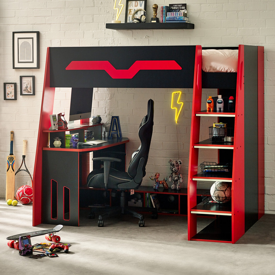 Eagle 90Cm Single Gaming High Sleeper