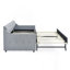 Lit de jour simple rembourré avec lit gigogne simple et charge USB, lin-1494927206