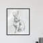 Rabbit In Gray Painting by Richard Ryder