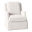 Savannah Linen Boucle Swivel Wingback Chair-107421302