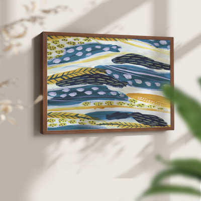 Feathery IV -Framed Print - Restickable