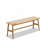 Woven Design Soild Wood Dining Bench Bed Bench-581839897