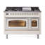 ILVE UN48FNMPEGG Nostalgie II Noblesse 48 inch Dual Fuel Range (8 Sealed Burners + Griddle, Triple Glass Door)-264993568-264993572-264993625