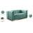 Tyneside 62.5'' Velvet Loveseat-90571551