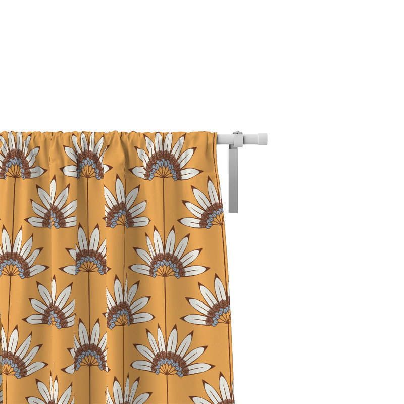 Semi Sheer Curtain Pair, 40" W x 82" L