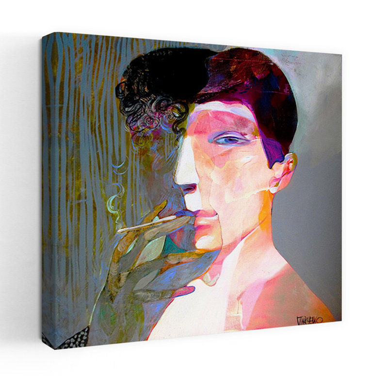 Art contemporain contemporain abstrait, H 32 po x l 32 po