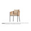 Chaise de patio d'extérieur avec coussin Wricker-1445862534