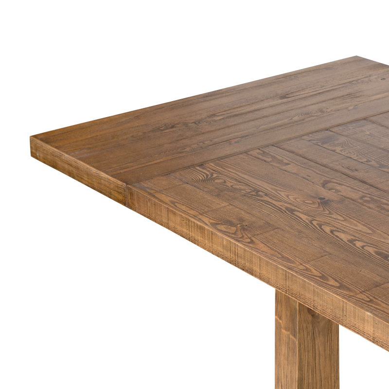 Otto Pine Wood Dining Table, Honey Pine/Waxed Pine