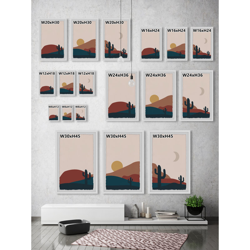" To The Dunes " by Marmont Hill 3 - Pieces, 18" H x 36" W