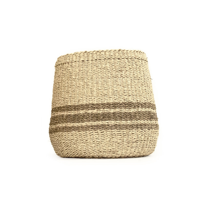 Panier en en rotin tissé, H 14 po x l 14 po x P 14 po
