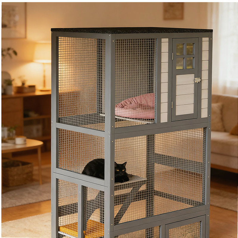 Wooden Large Cat House,Pet House