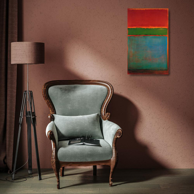 Violet-vert et rouge, 1951, H 18 po x l 11 po