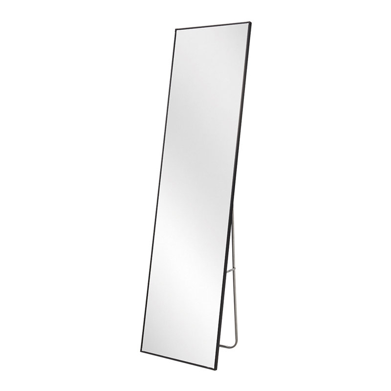 Rectangle Floor Mirror, Black