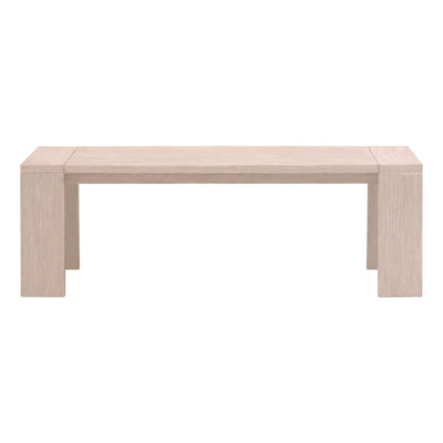 Sur Wooden Backless Outdoor Dining Bench