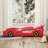 Wooden Race Car Bed,Car-Shaped Platform Twin Bed With Wheels For Teens-601310025