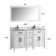 Monadnock 60" Double Bathroom Vanity Set with Mirror
