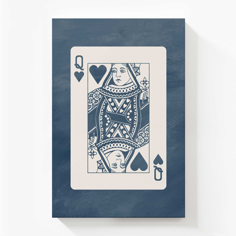 Denim Queen Card Wrapped Canvas, 72" H x 48" W