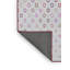 Tapis gris / rose à pois-1096233032
