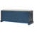 Rustic Storage Bench With 3 Removable Classic Rattan Basket , Entryway Bench With Removable Cushion (Antique Navy)