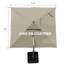 Parasol carré en porte-à-faux 10'-438352559