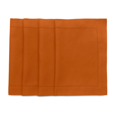 Cotton Linen Hemstitch - 100% Pure Placemats