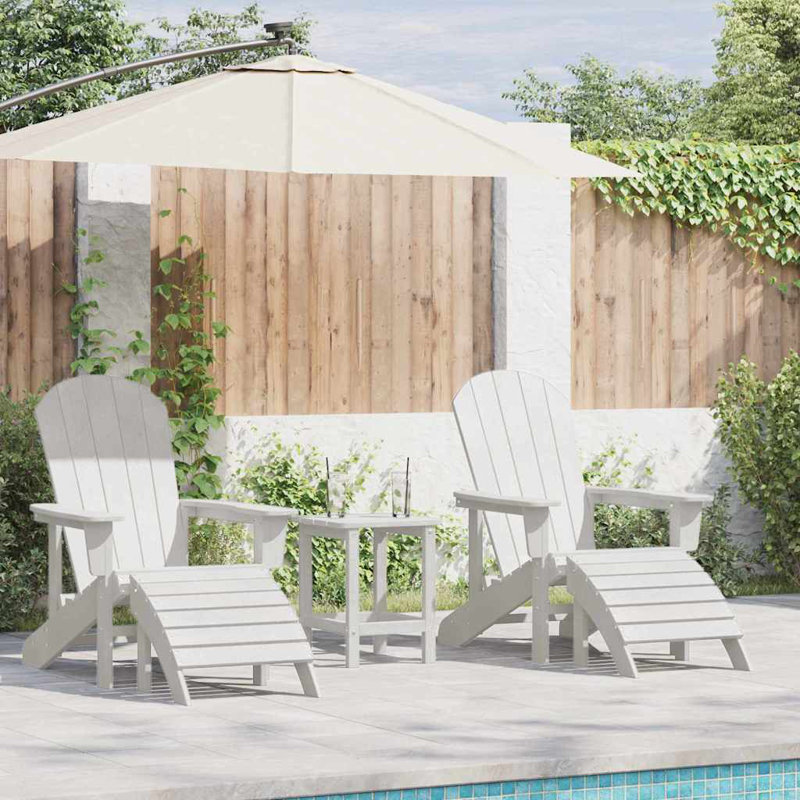 Outdoor Adirondack Chair, White