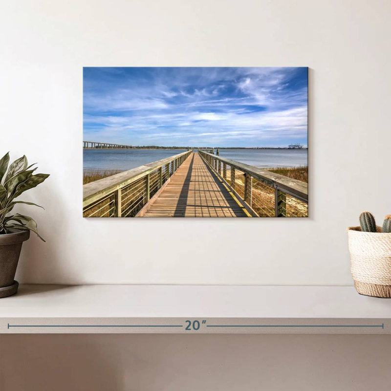 Aletra Daniel Island Pier, 8" H x 12" W