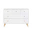 Austin 5-drawer Dresser, White/natural-1137041276