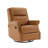 Fauteuil inclinable et berçant en cuir véritable (ensemble de 2)-2129640140
