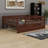 Wood Daybed With Trundle And Fence Guardrails-1255927856