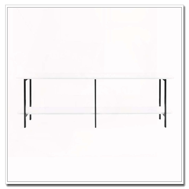 71" Console Table, White